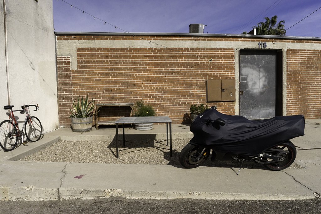 Bicycle and Motorcycle